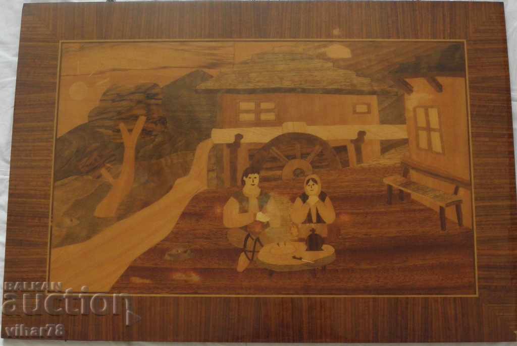 Painting of wood - INTARSIA