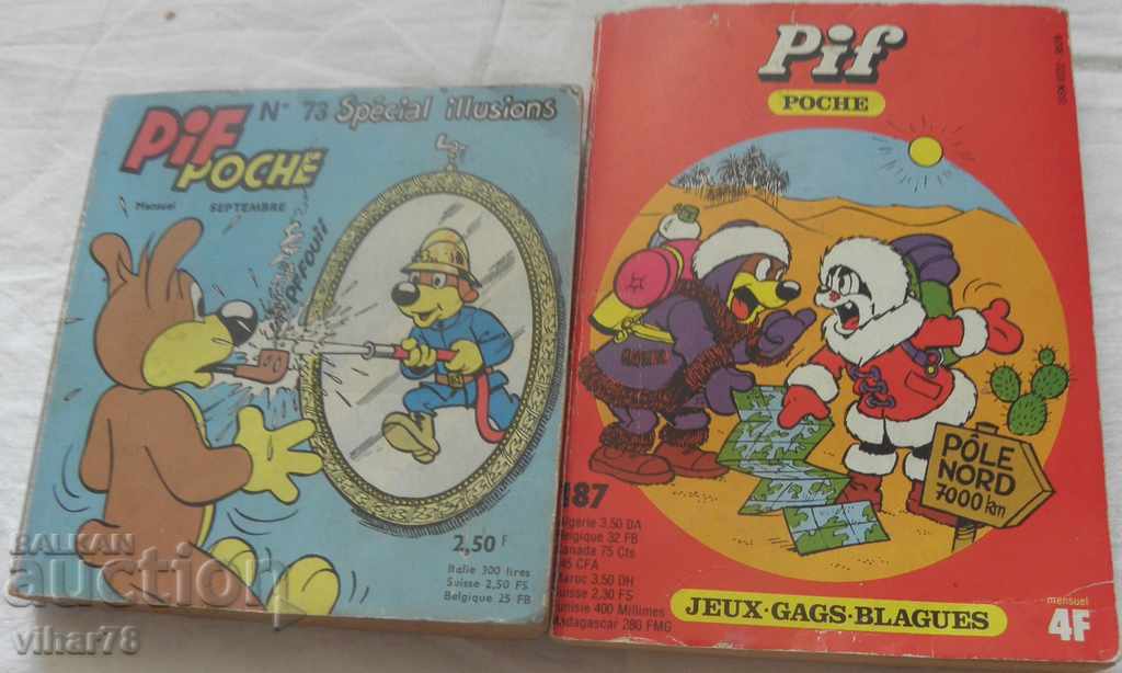 lot of 2 old PIF books
