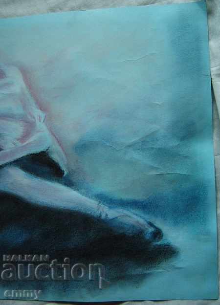 Delivery of Drawing mixed media pastel Ballerina signed in 2004. Delivery of Drawing mixed media pastel Ballerina signed in 2004.
