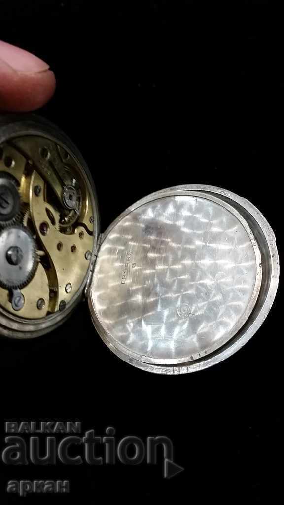 Licitație ceas de buzunar din argint Enigma