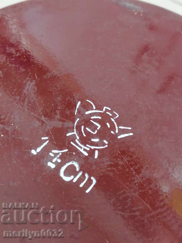 Enamelled teapot from the social court with enamel USSR - 7 Enamelled teapot from the social court with enamel USSR - 7