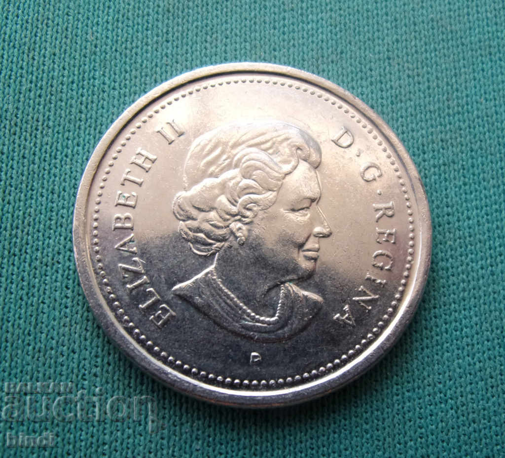 Canada 25 Cent 2005 cu preț € 2.56 | 5.01 BGN