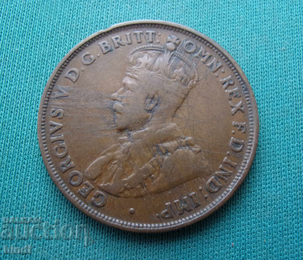 Australia 1 ban 1922 cu preț € 2.56 | 5.01 BGN