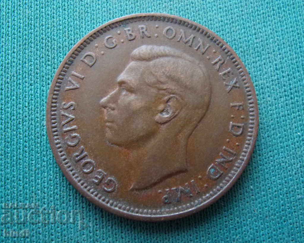 Australia ½ Penny 1938 cu preț € 2.56 | 5.01 BGN