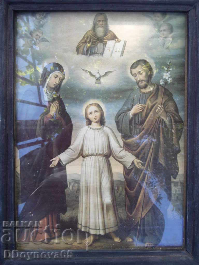 Old icon - lithograph Old icon - lithograph