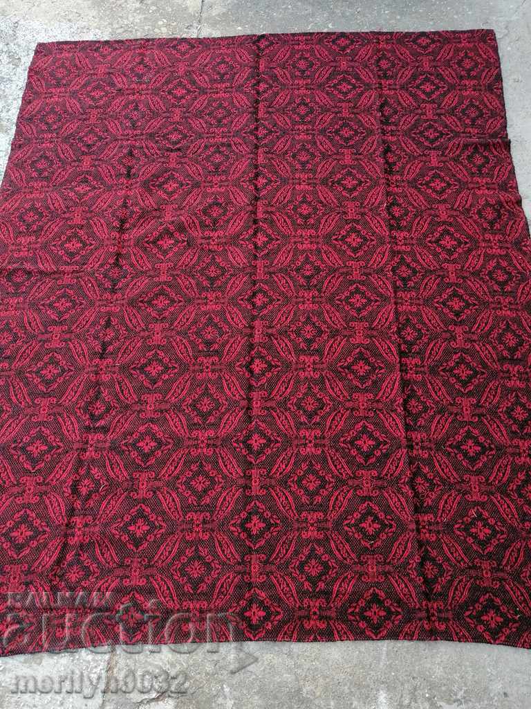 Old double-sided coverlet colorful carpet cover