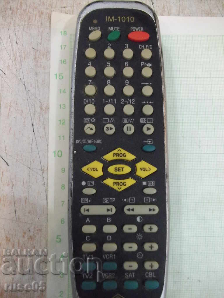 Remote "IM - 1010" working with price 5.00 BGN | € 2.56 Remote "IM - 1010" working with price 5.00 BGN | € 2.56