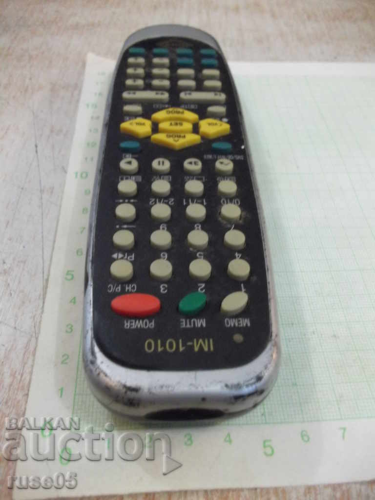 Delivery of Remote "IM - 1010" working Delivery of Remote "IM - 1010" working