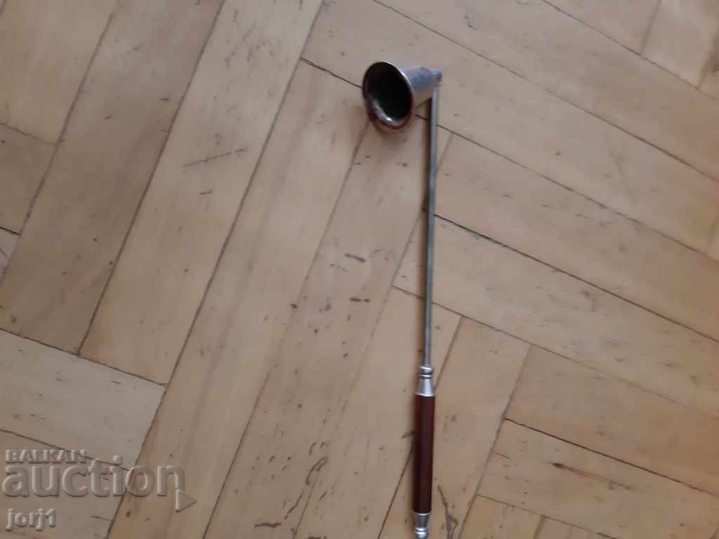 silver-plated candle extinguisher - 5