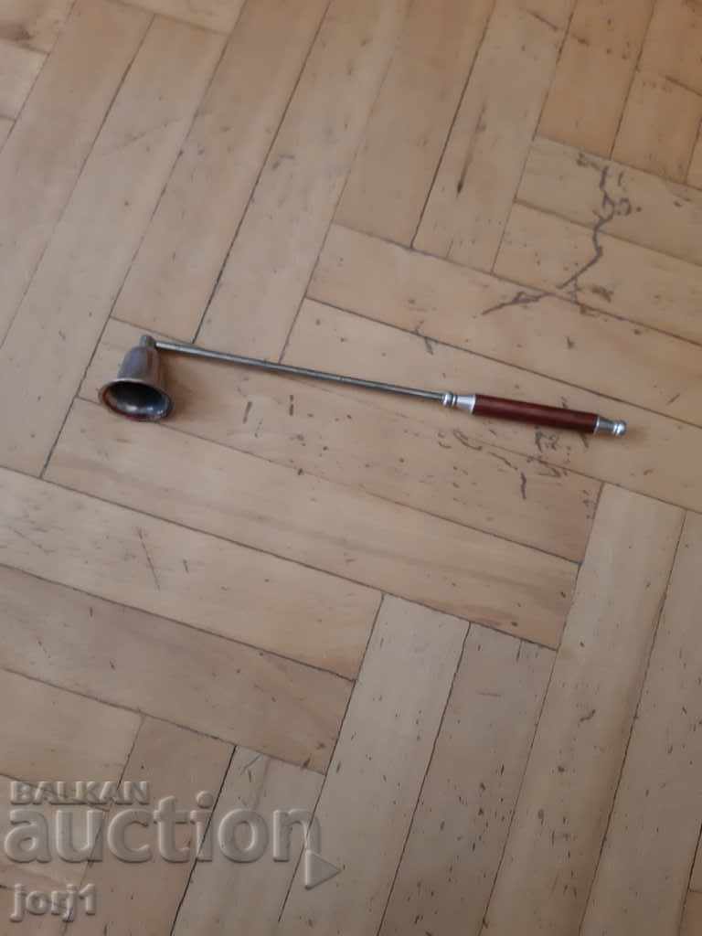 silver-plated candle extinguisher - 7