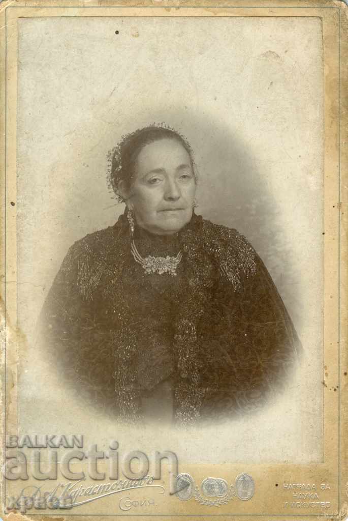 FOTOGRAFIE VECHE - CARTON - D. KARASTOYANOV - SOFIA - 1887