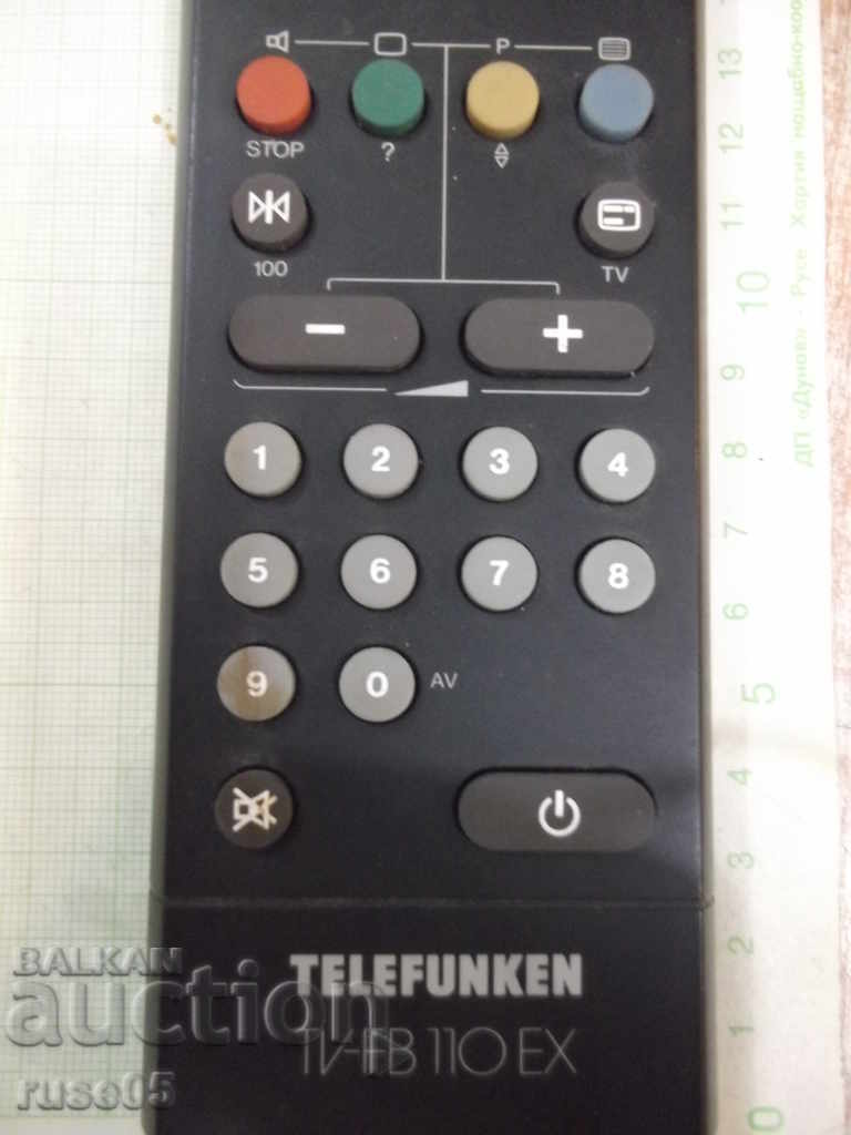 Remote "TELEFUNKEN" working with price 5.00 BGN | € 2.56 Remote "TELEFUNKEN" working with price 5.00 BGN | € 2.56