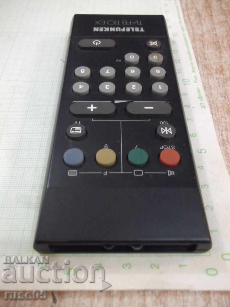 Delivery of Remote "TELEFUNKEN" working Delivery of Remote "TELEFUNKEN" working