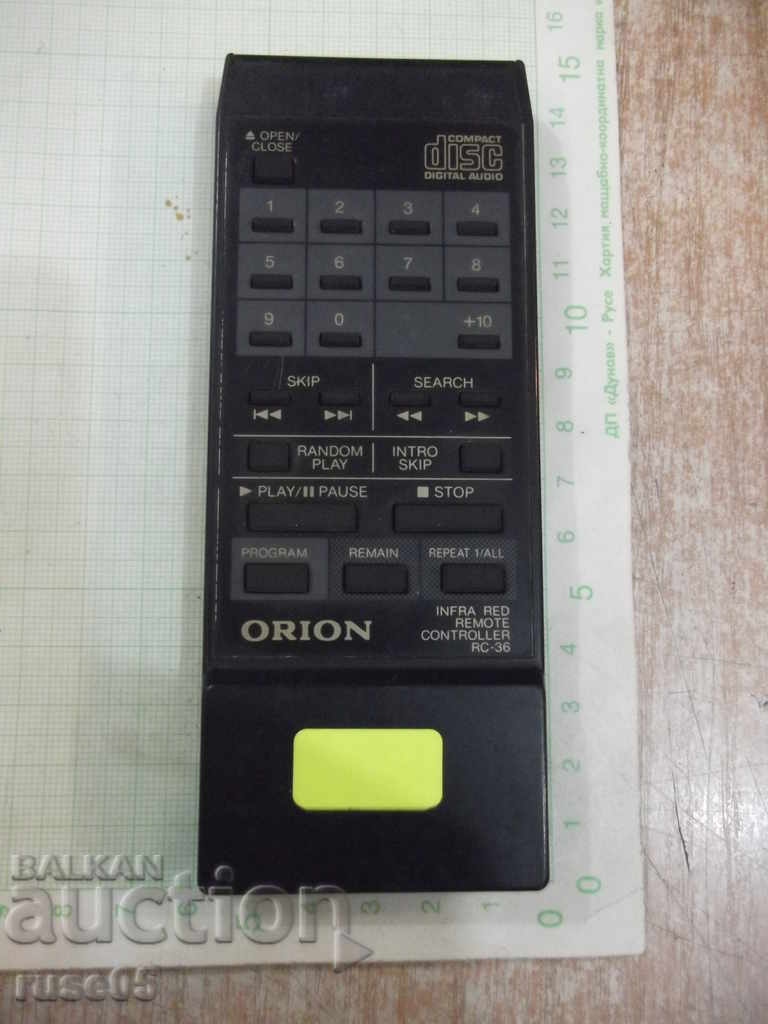 Remote "ORION" working