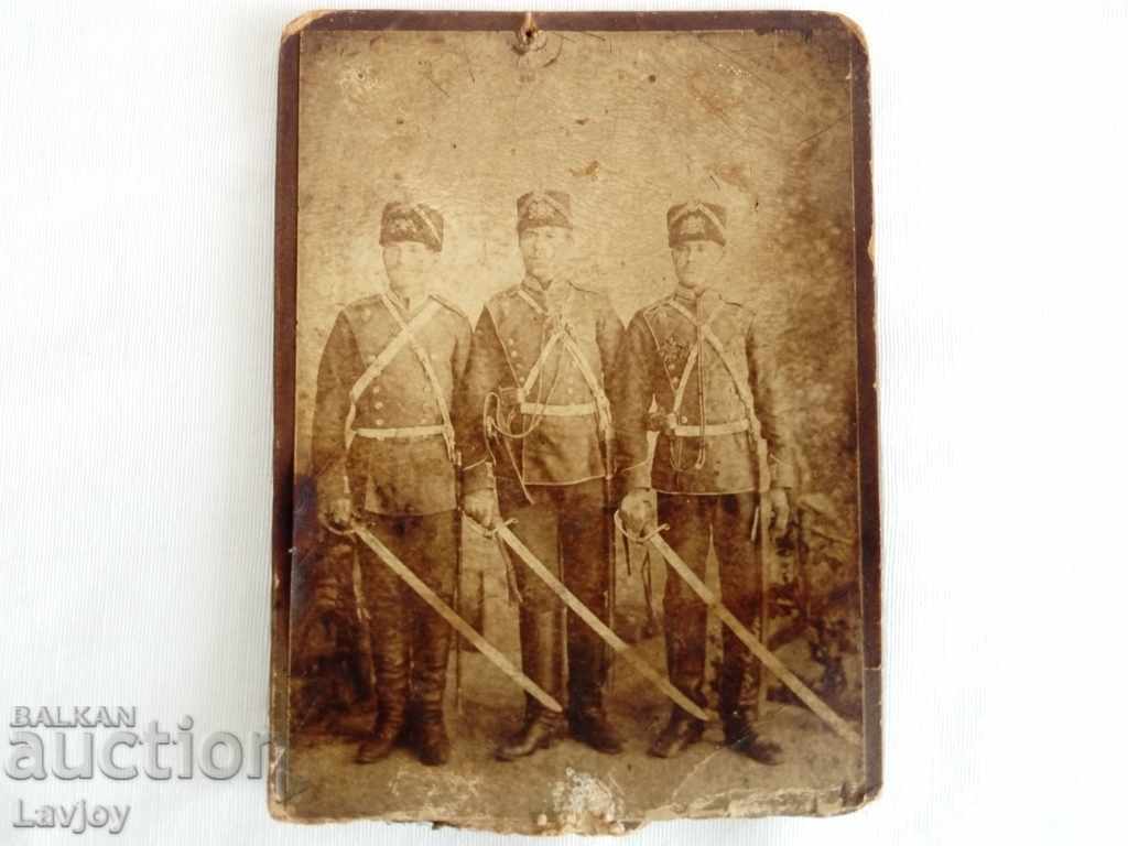 Παλιά στρατιωτική φωτογραφία Φρουροί Πρίγκιπας Φερδινάνδος --- KAVRA--