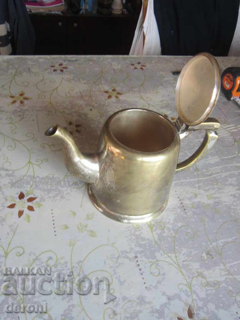 Auction Antique bronze teapot jug 2 Auction Antique bronze teapot jug 2