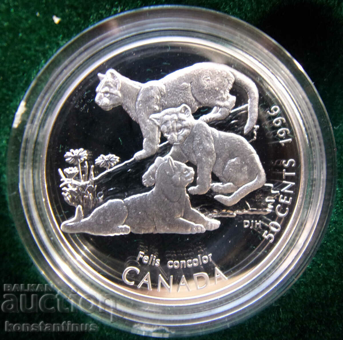 Canada Silver Set Natura 1996 PROOF UNC Rare - 5