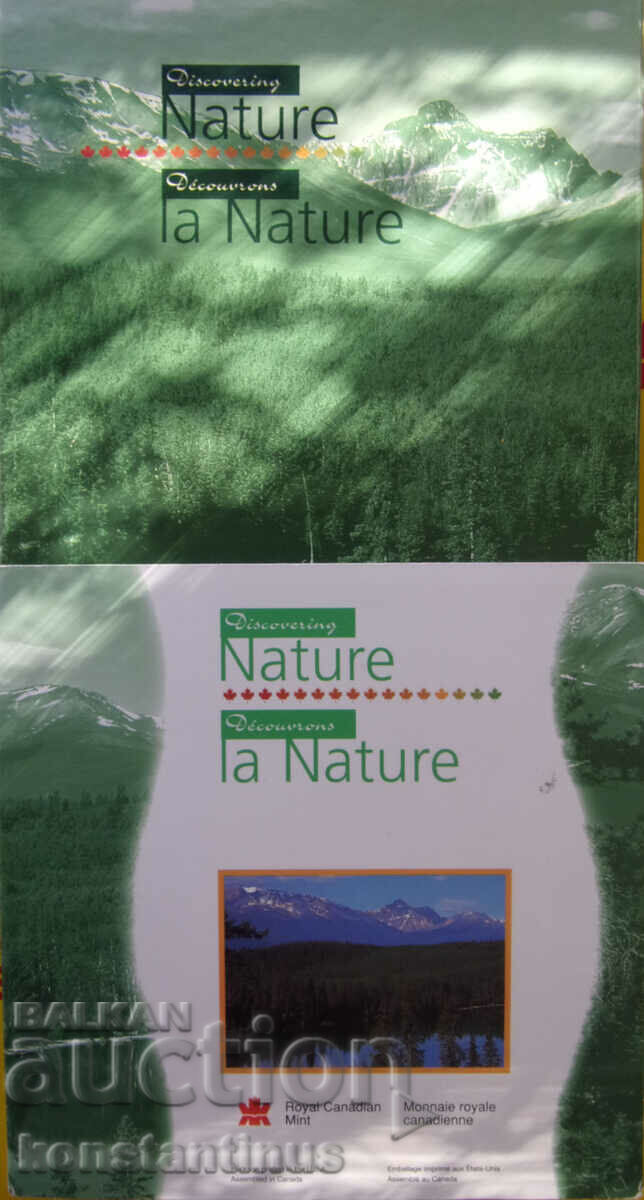 Canada Silver Set Natura 1996 PROOF UNC Rare - 7