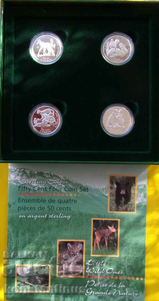 Canada Silver Set Natura 1996 PROOF UNC Rare