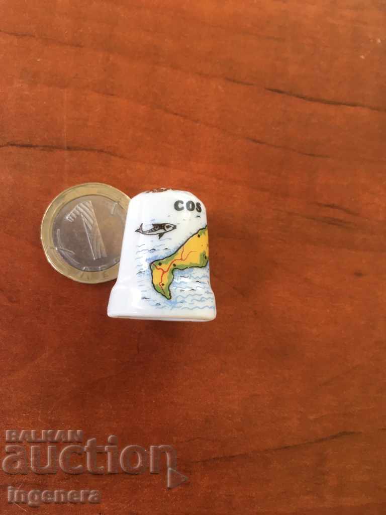 Auction Thimble porcelain Auction Thimble porcelain