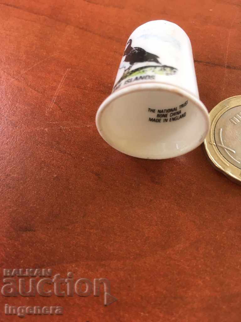 Auction Thimble porcelain Auction Thimble porcelain