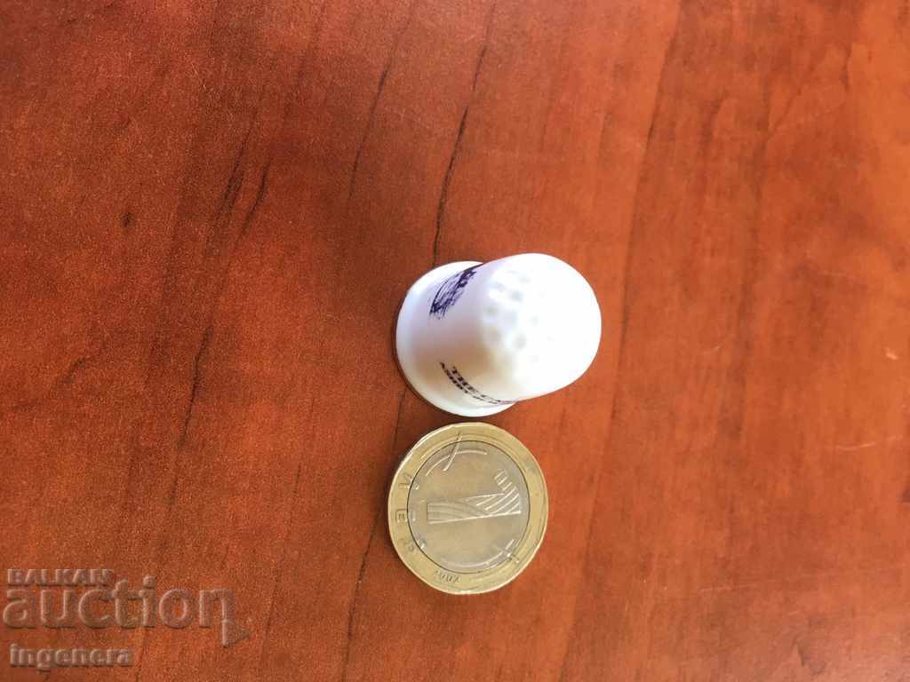 Auction Thimble porcelain Auction Thimble porcelain