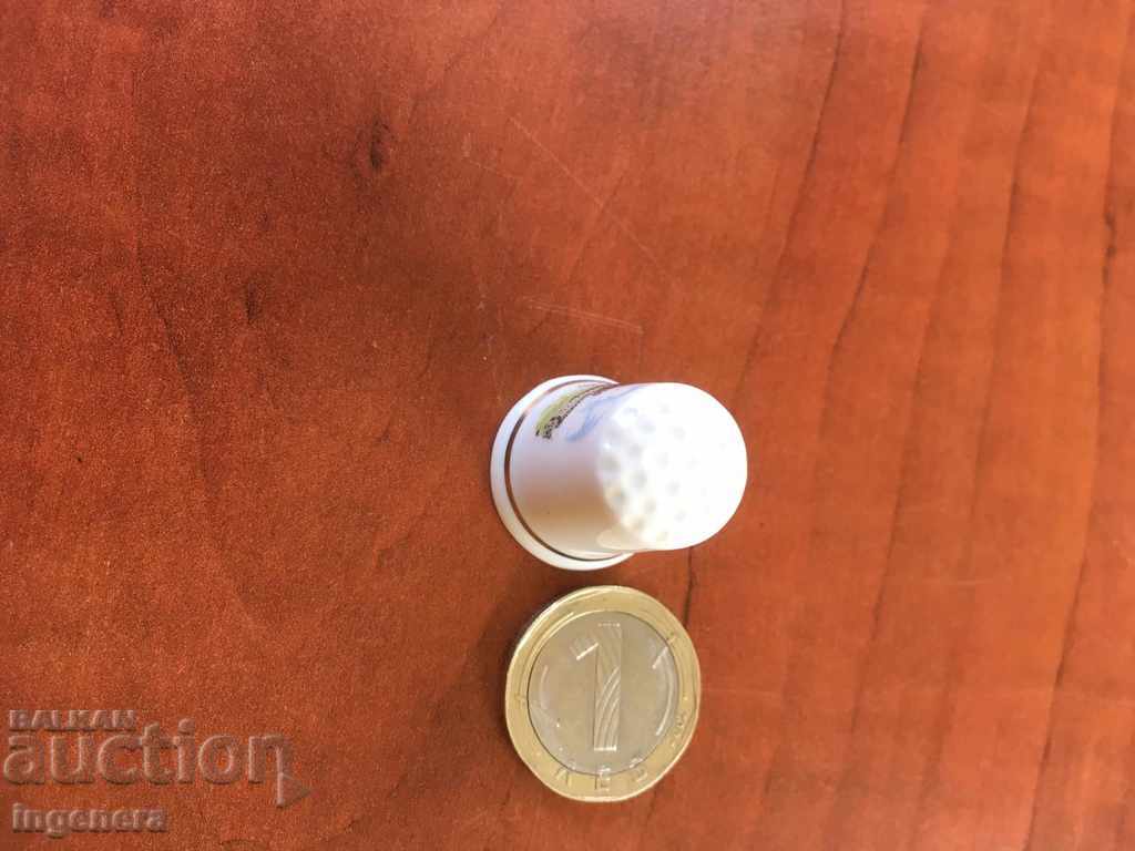 Auction Thimble porcelain Auction Thimble porcelain