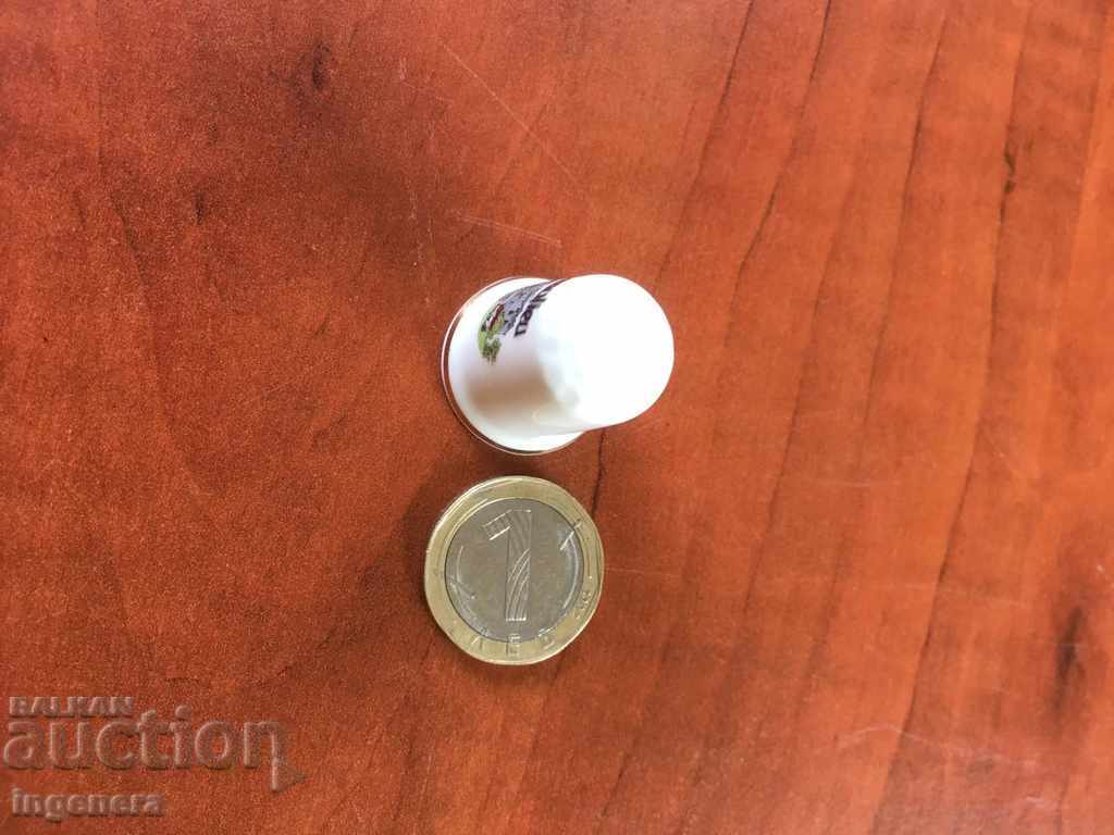 Auction Thimble porcelain Auction Thimble porcelain
