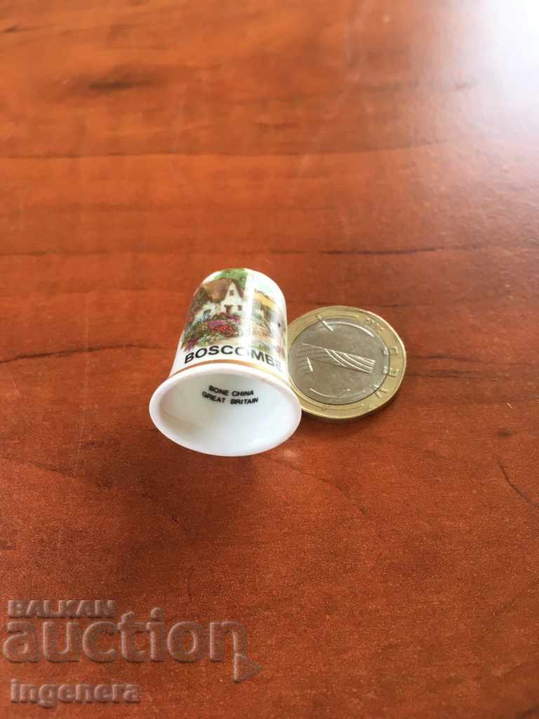 Thimble porcelain with price 5.00 BGN | € 2.56 Thimble porcelain with price 5.00 BGN | € 2.56