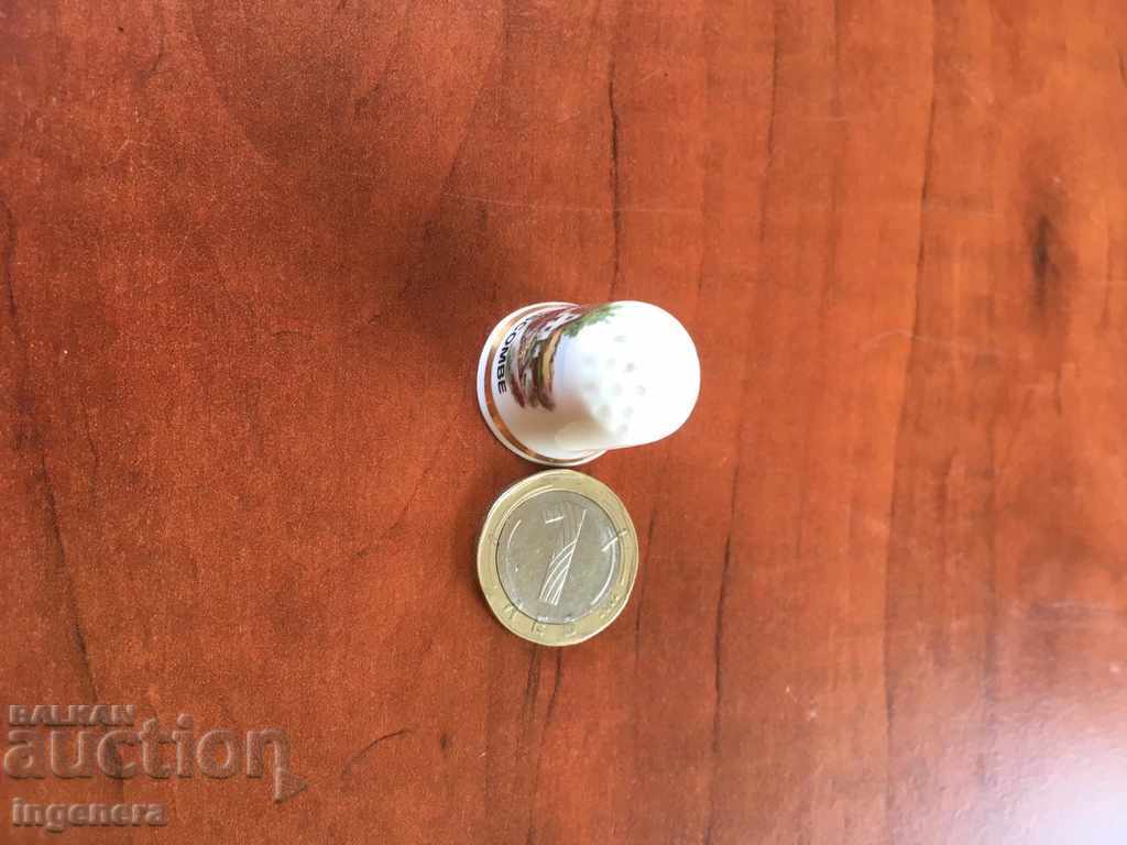 Auction Thimble porcelain Auction Thimble porcelain