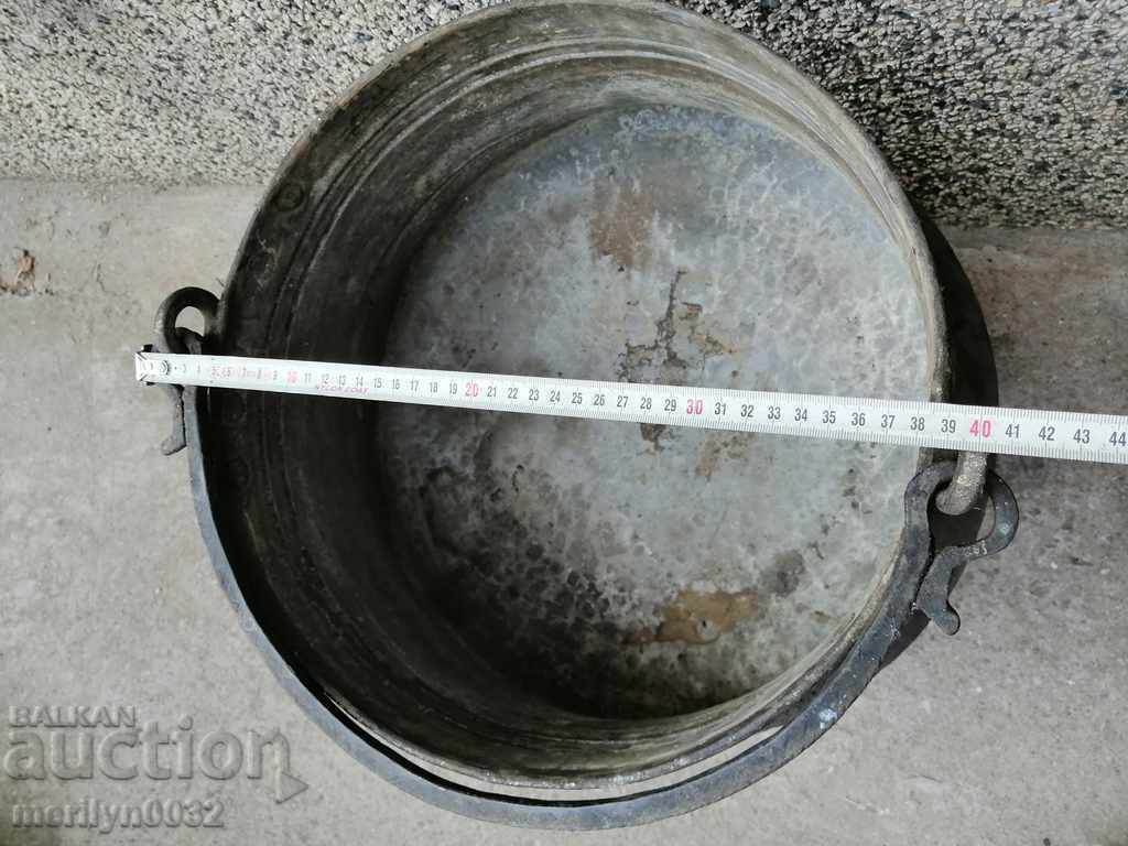 Παλιά Hara, χάλκινο σκεύος, ένα μεγάλο λέβητα, χαλκό, λέβητα πλύση - 5 Παλιά Hara, χάλκινο σκεύος, ένα μεγάλο λέβητα, χαλκό, λέβητα πλύση - 5