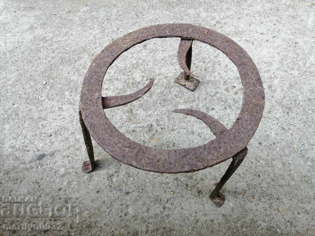 Auction  An old forged sage, fireplace, grill, wrought iron wrought iron