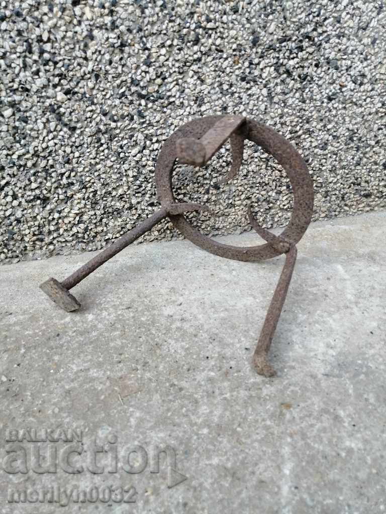 An old forged sage, fireplace, grill, wrought iron wrought iron - 5