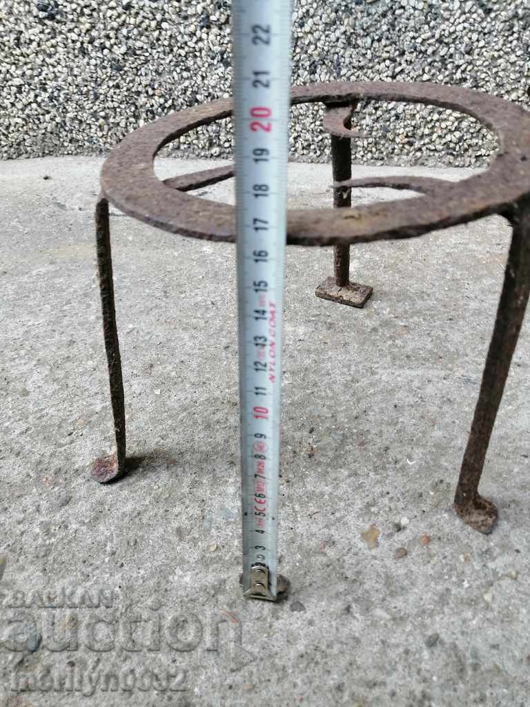 An old forged sage, fireplace, grill, wrought iron wrought iron - 7