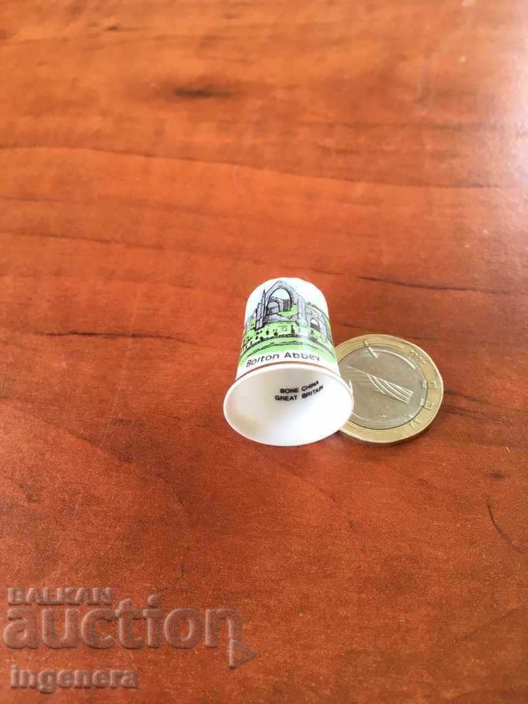 Thimble porcelain with price 5.00 BGN | € 2.56 Thimble porcelain with price 5.00 BGN | € 2.56