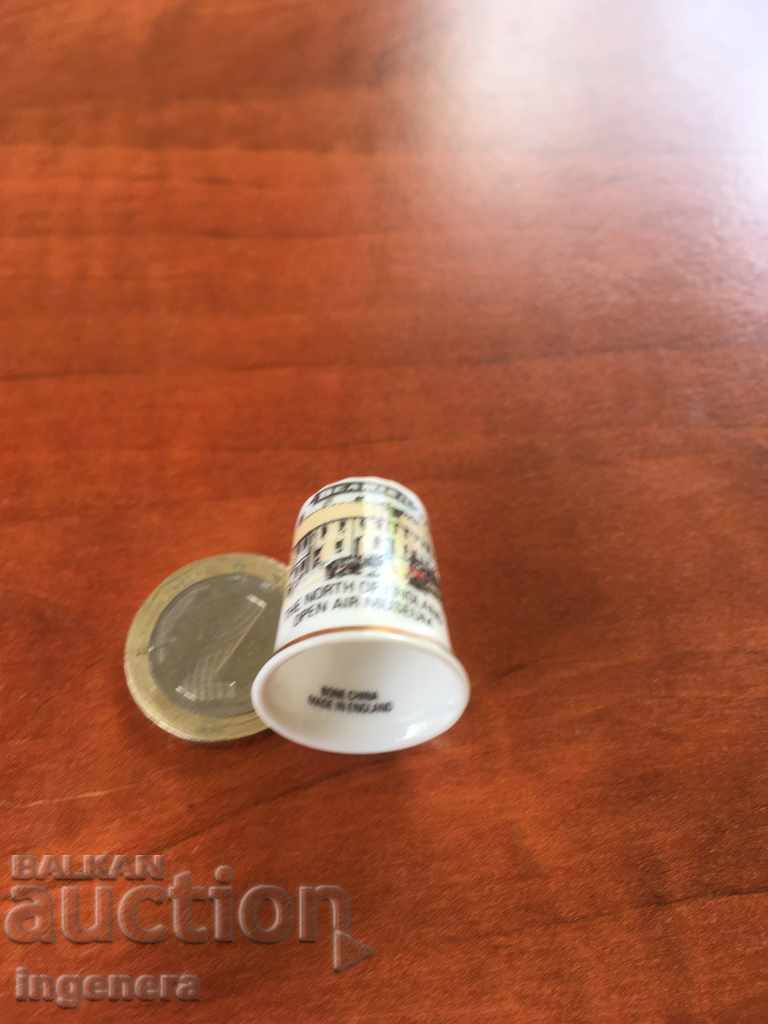 Thimble porcelain with price 5.00 BGN | € 2.56 Thimble porcelain with price 5.00 BGN | € 2.56