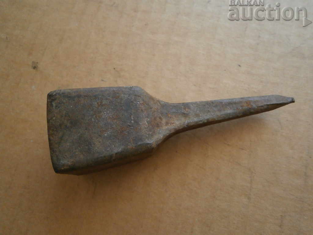 an ancient primitive anvil - 6