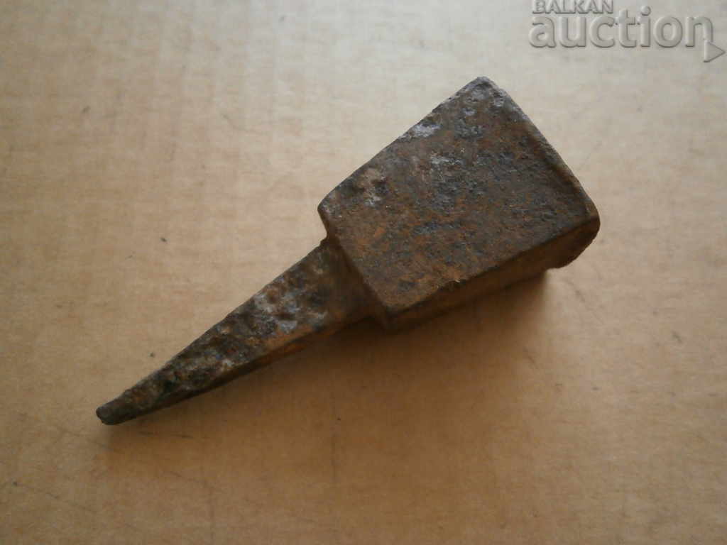 an ancient primitive anvil