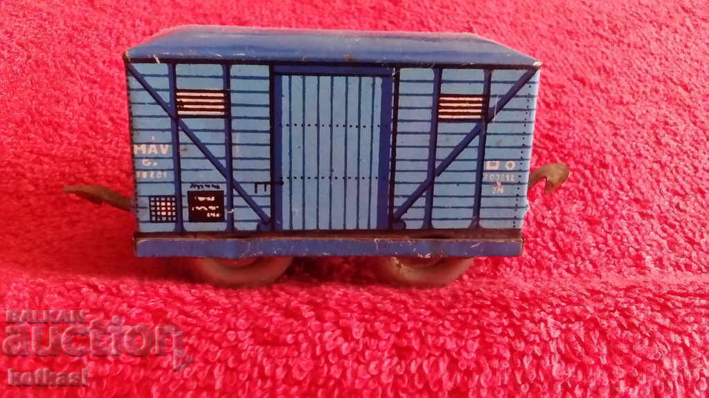 Old tin metal toy Train Wagon with price 15.50 BGN | € 7.93 Old tin metal toy Train Wagon with price 15.50 BGN | € 7.93