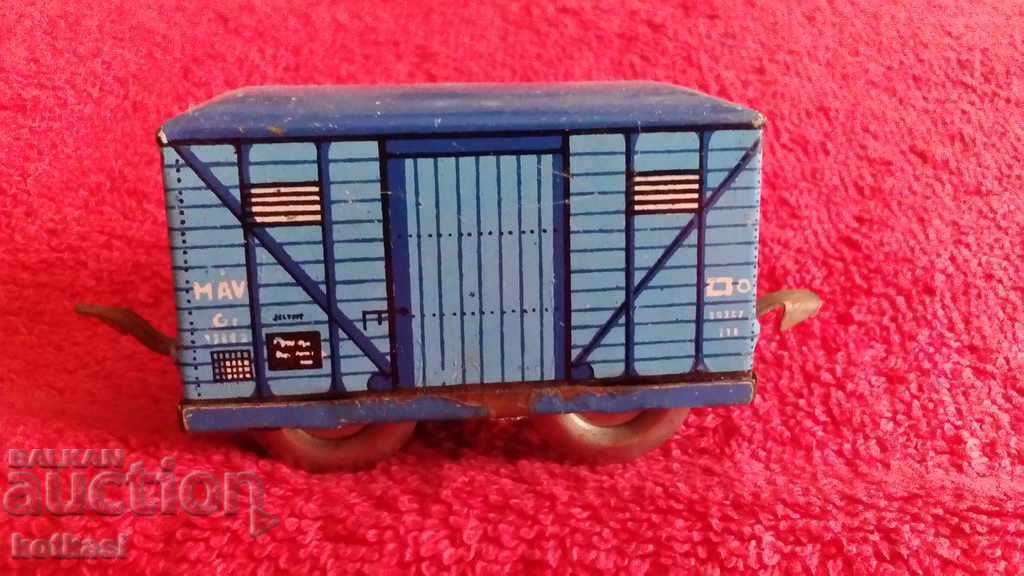 Delivery of Old tin metal toy Train Wagon Delivery of Old tin metal toy Train Wagon