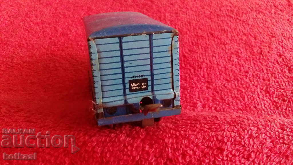 Old tin metal toy Train Wagon - 5 Old tin metal toy Train Wagon - 5