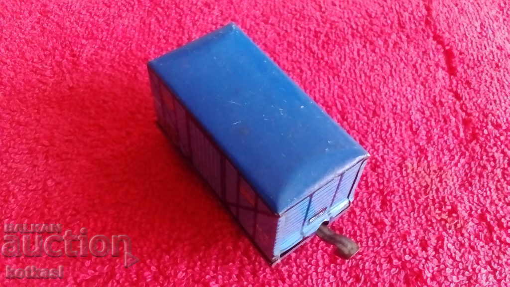 Old tin metal toy Train Wagon - 7 Old tin metal toy Train Wagon - 7