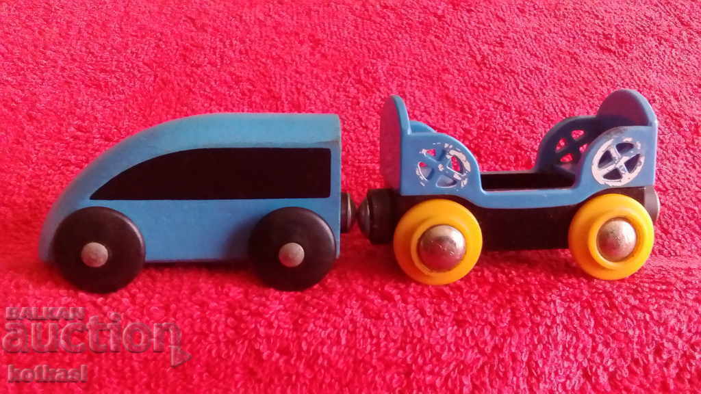 Old wooden toy model Train Wagon with price 5.50 BGN | € 2.81 Old wooden toy model Train Wagon with price 5.50 BGN | € 2.81