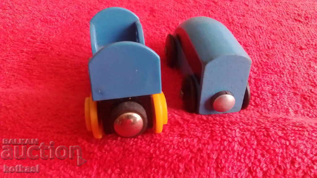 Old wooden toy model Train Wagon - 5 Old wooden toy model Train Wagon - 5