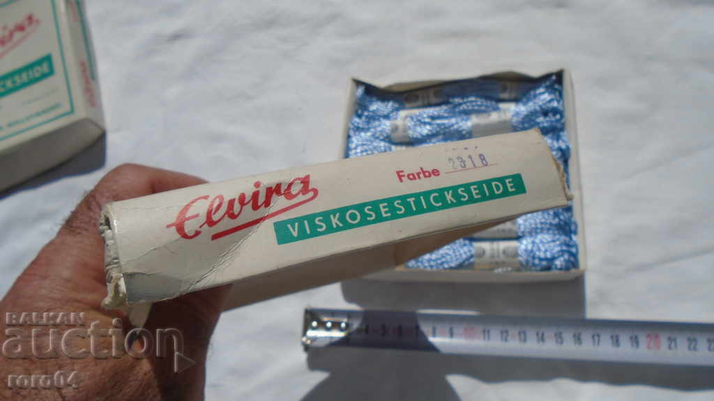 Delivery of GERMAN THREADS - ELVIRA - 15 PIECES Delivery of GERMAN THREADS - ELVIRA - 15 PIECES