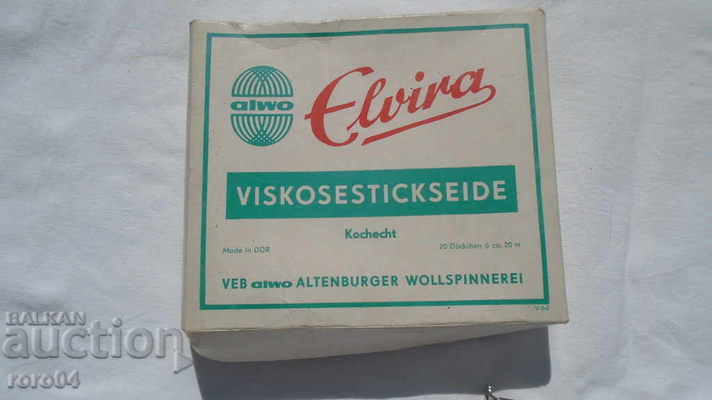 GERMAN THREADS - ELVIRA - 20 PIECES with price 20.00 BGN | € 10.23 GERMAN THREADS - ELVIRA - 20 PIECES with price 20.00 BGN | € 10.23