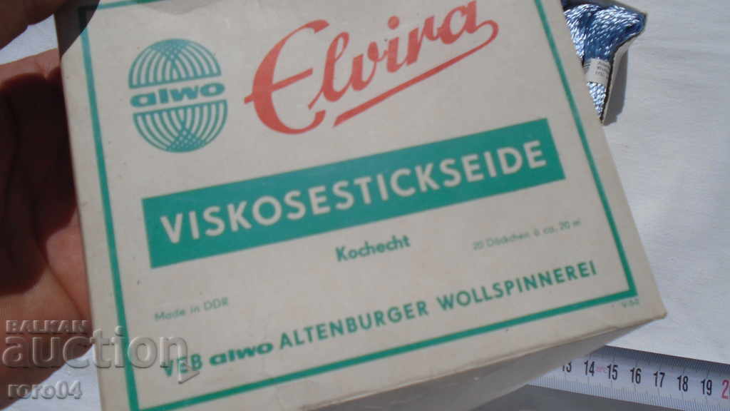 Delivery of GERMAN THREADS - ELVIRA - 20 PIECES Delivery of GERMAN THREADS - ELVIRA - 20 PIECES