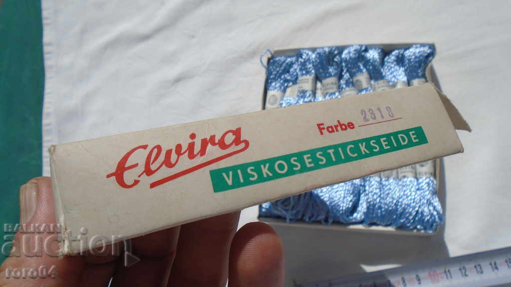 GERMAN THREADS - ELVIRA - 20 PIECES - 5 GERMAN THREADS - ELVIRA - 20 PIECES - 5