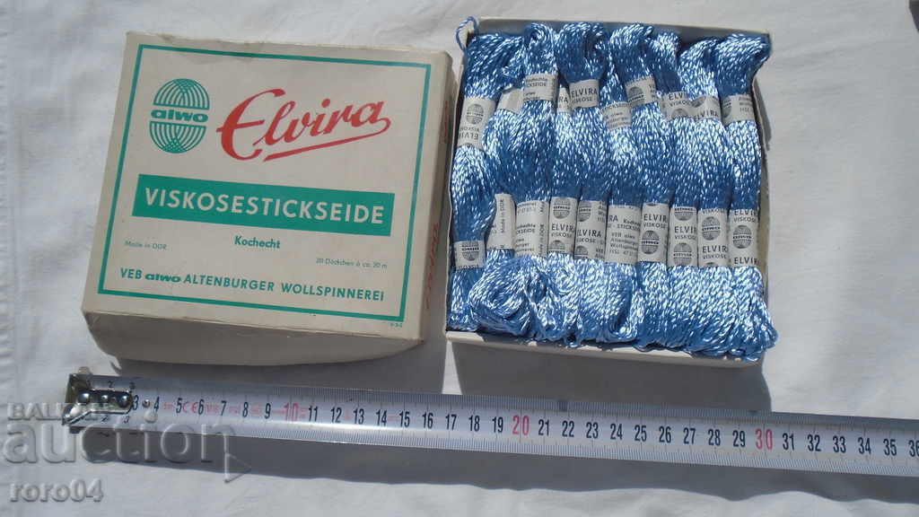 GERMAN THREADS - ELVIRA - 20 PIECES - 6 GERMAN THREADS - ELVIRA - 20 PIECES - 6