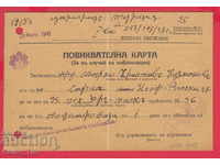 250975/1941 - 1st Military District - Calling Card